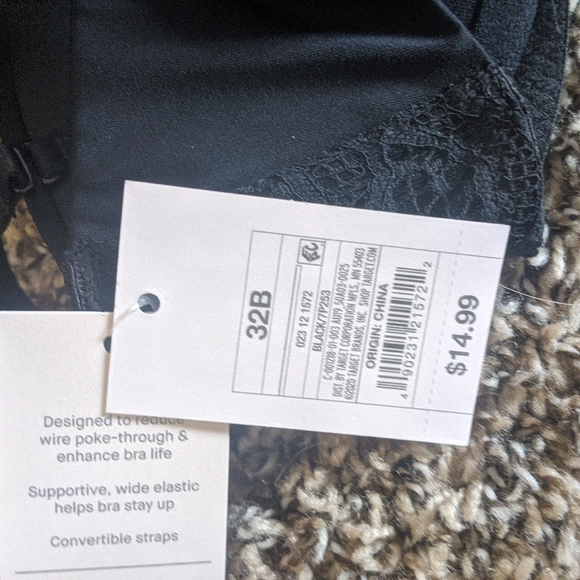 Black Strapless Push-Up Bra - Picture 6 of 7